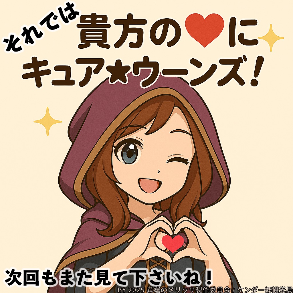 次回もまた見て下さいね！